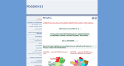 Desktop Screenshot of fdgdon53.fr