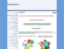Tablet Screenshot of fdgdon53.fr